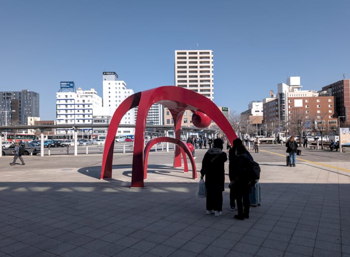 Hakodate Station Plaza Art